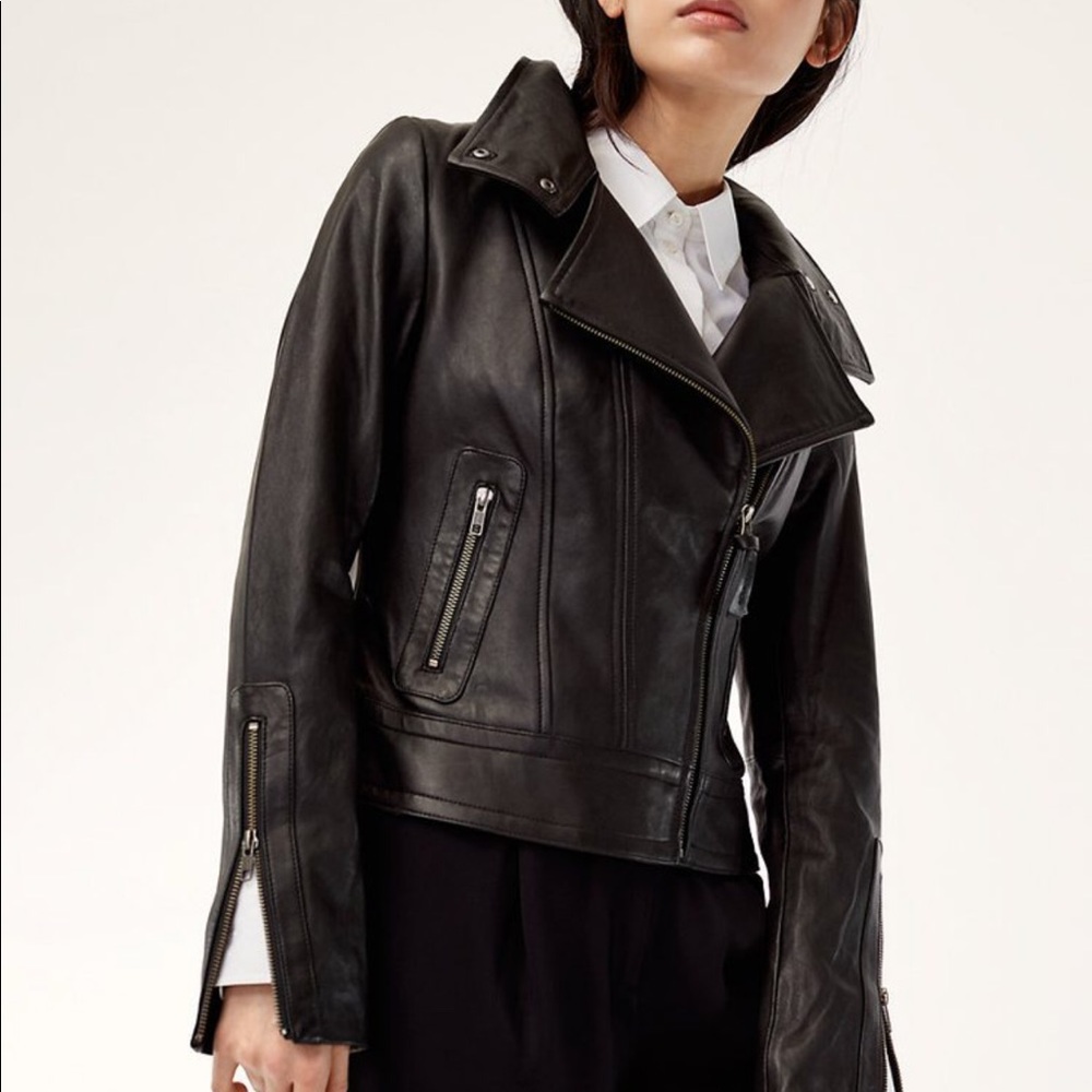 Aritzia Mackage Kenya Leather Jacket